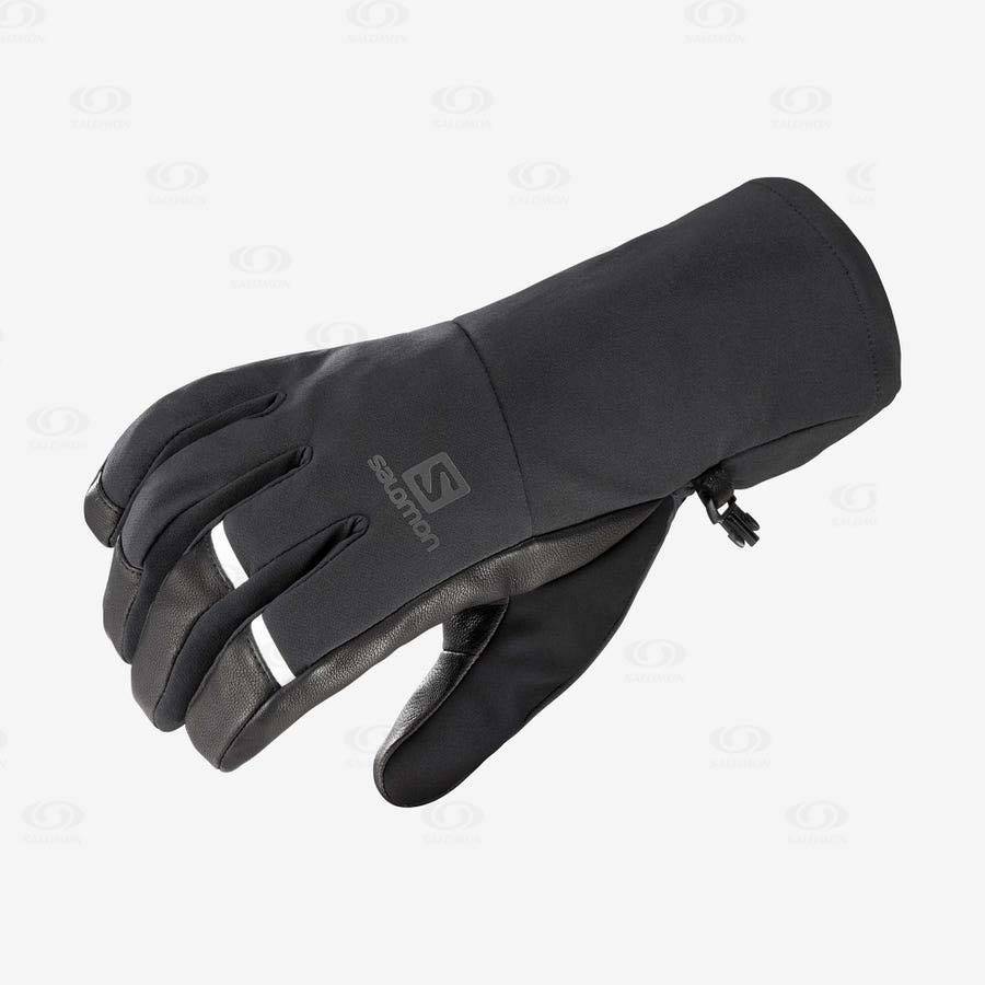 Salomon PROPELLER 3IN1 GORE-TEX Men\'s Gloves Black | AU-S1653