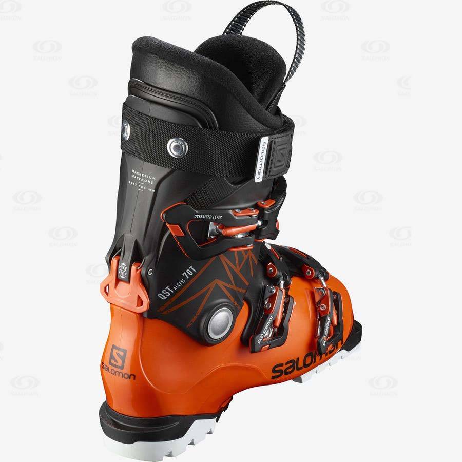 Salomon QST ACCESS 70 T Kids' Ski Boots Orange / Black | AU-M2224