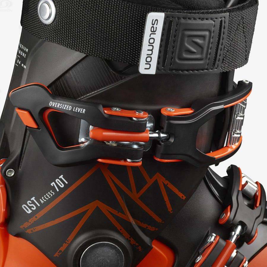 Salomon QST ACCESS 70 T Kids' Ski Boots Orange / Black | AU-M2224