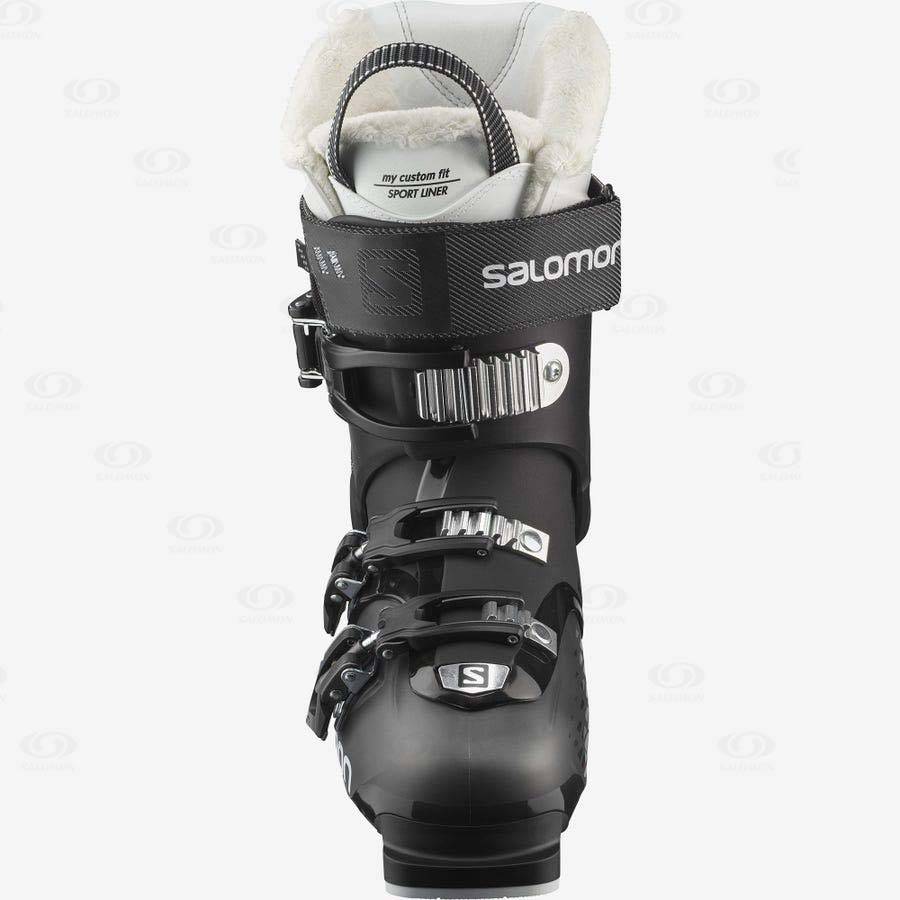 Salomon QST ACCESS 80 CH Women's Ski Boots Black / White | AU-W2800