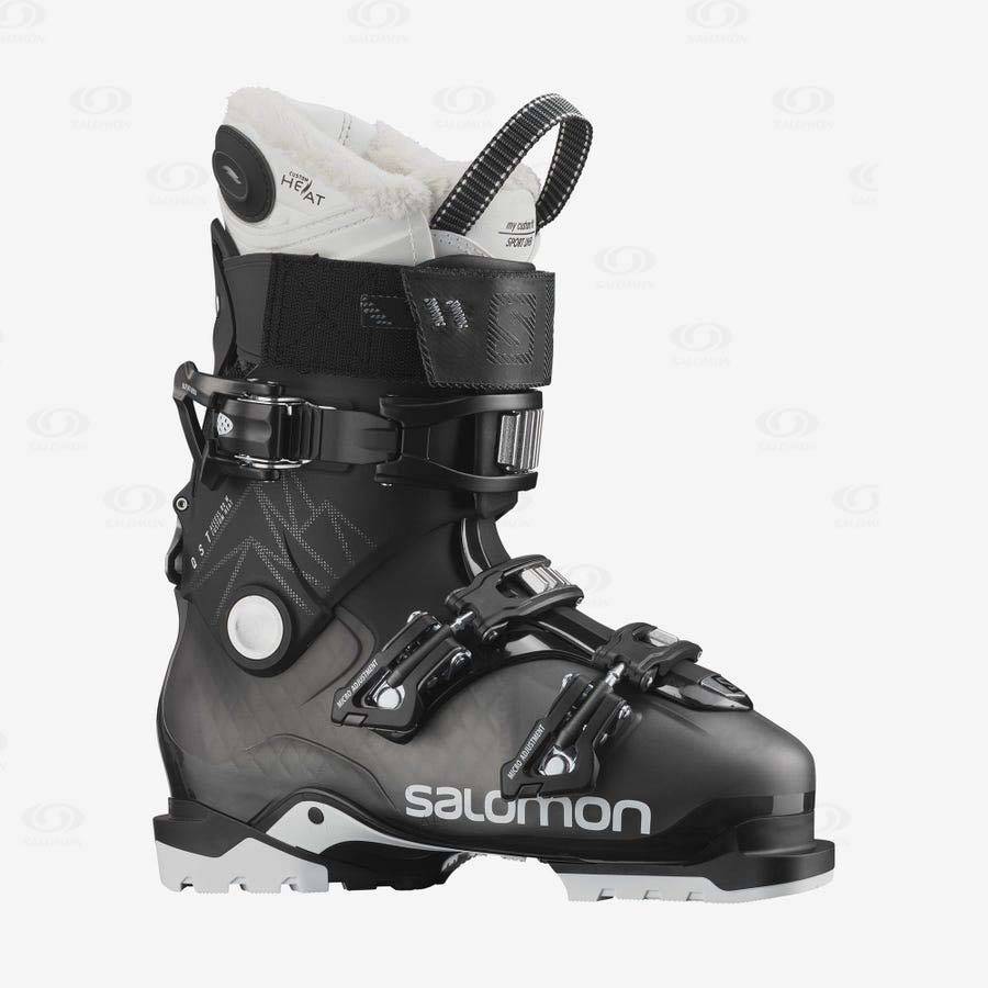 Salomon QST ACCESS 80 CH Women\'s Ski Boots Black / White | AU-W2800