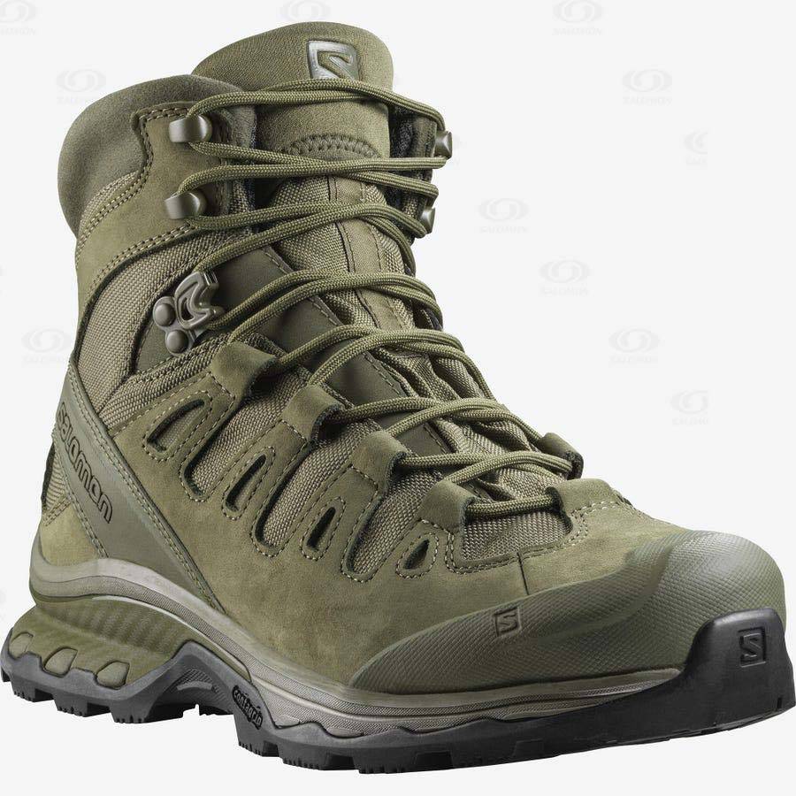 Salomon QUEST 4D FORCES 2 EN Men's Tactical Boots Green | AU-L1732