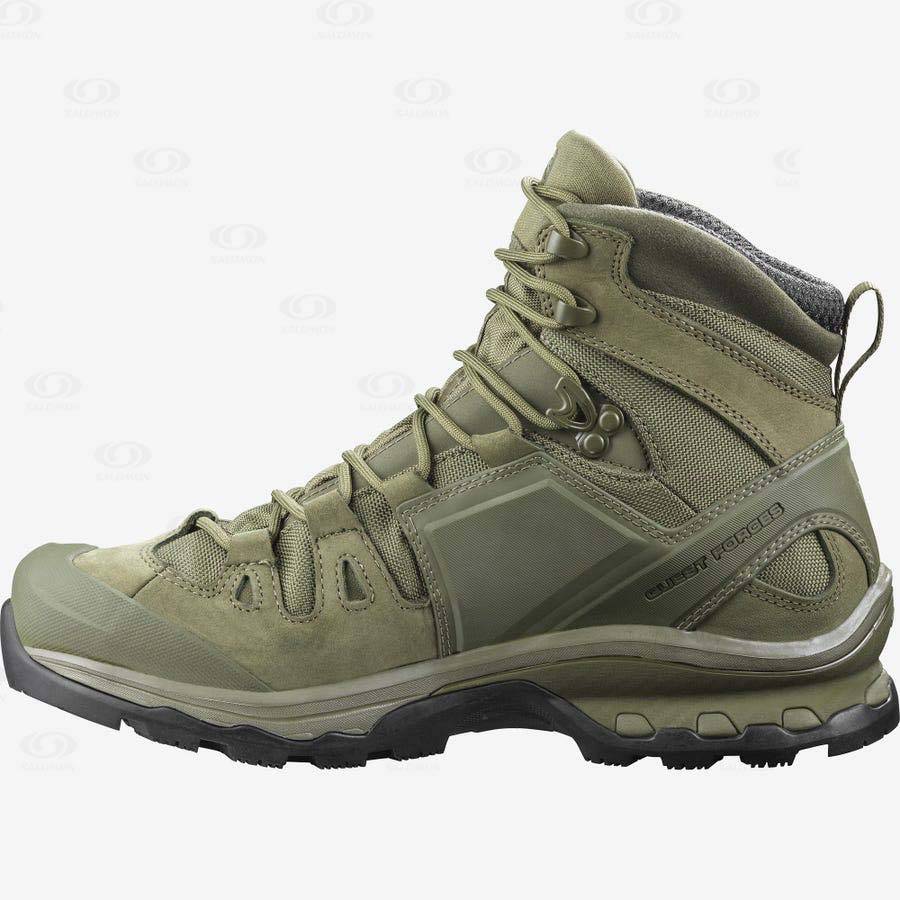 Salomon QUEST 4D FORCES 2 EN Men's Tactical Boots Green | AU-L1732