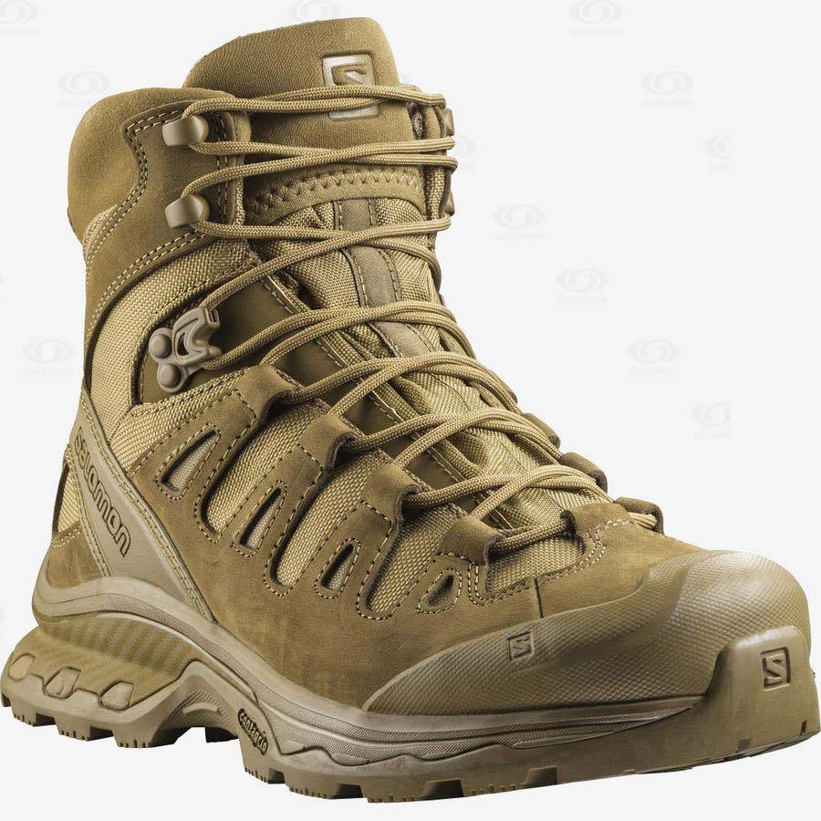 Salomon QUEST 4D FORCES 2 Men's Tactical Boots Brown | AU-S1604