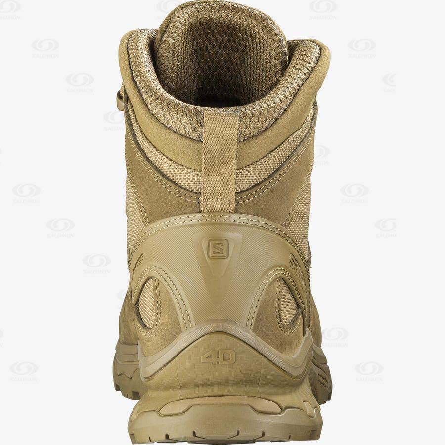 Salomon QUEST 4D FORCES 2 Men's Tactical Boots Brown | AU-S1604