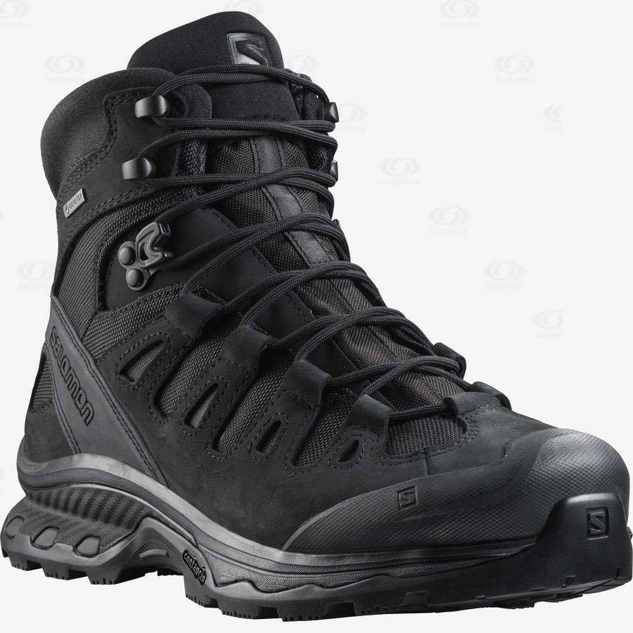 Salomon QUEST 4D GORE-TEX FORCES 2 EN Men's Tactical Boots Black | AU-A1129