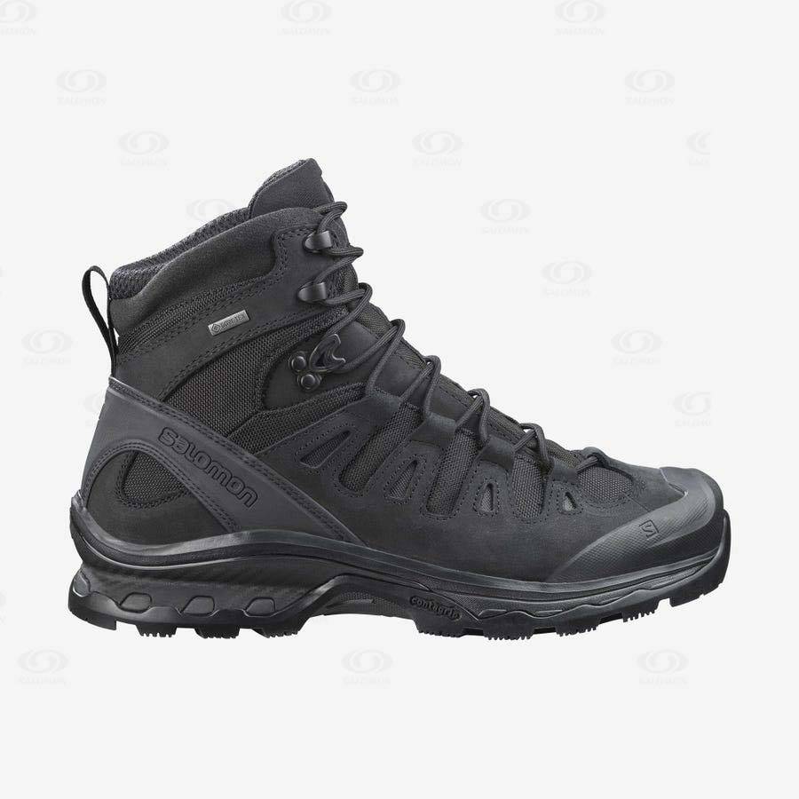 Salomon QUEST 4D GORE-TEX FORCES 2 EN Men\'s Tactical Boots Black | AU-A1129