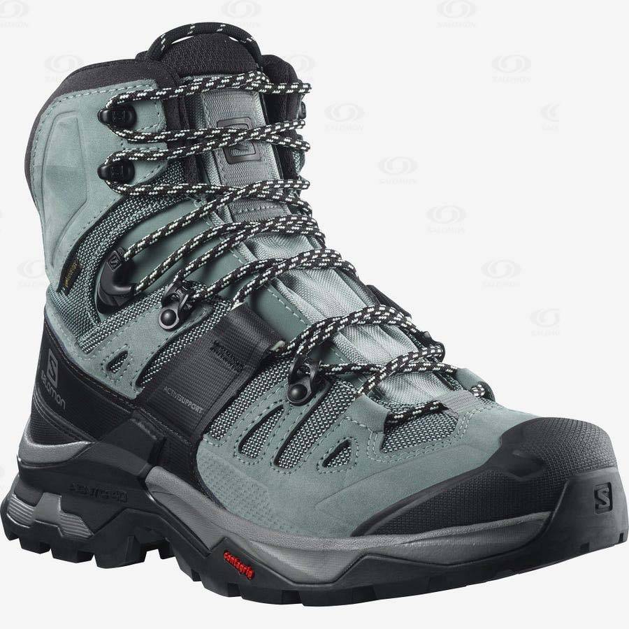 Salomon QUEST 4 GORE-TEX Women's Hiking Boots Blue | AU-M1909