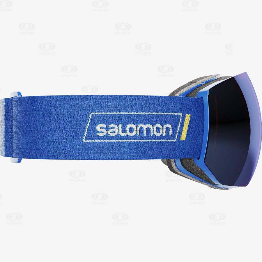 Salomon RADIUM PRO SIGMA Men's Goggles Blue | AU-A1031