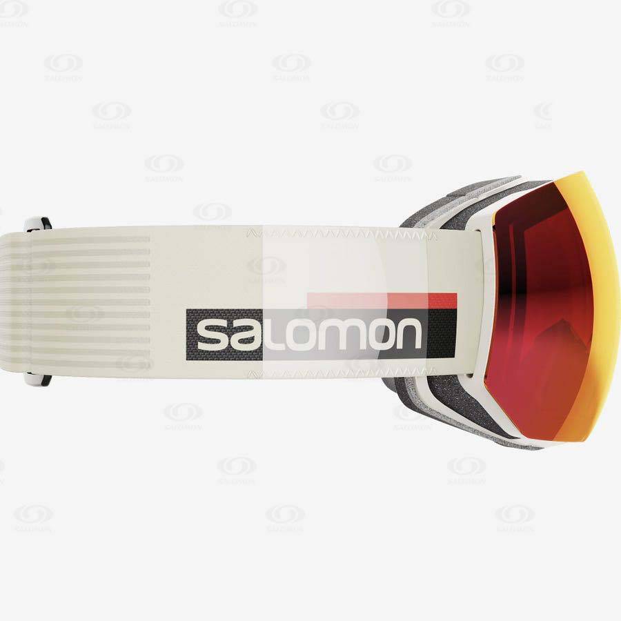 Salomon RADIUM PRO SIGMA Men's Goggles Beige | AU-O2398