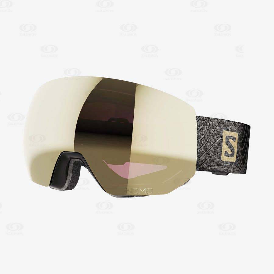 Salomon RADIUM PRO SIGMA Men\'s Goggles Grey | AU-S1198