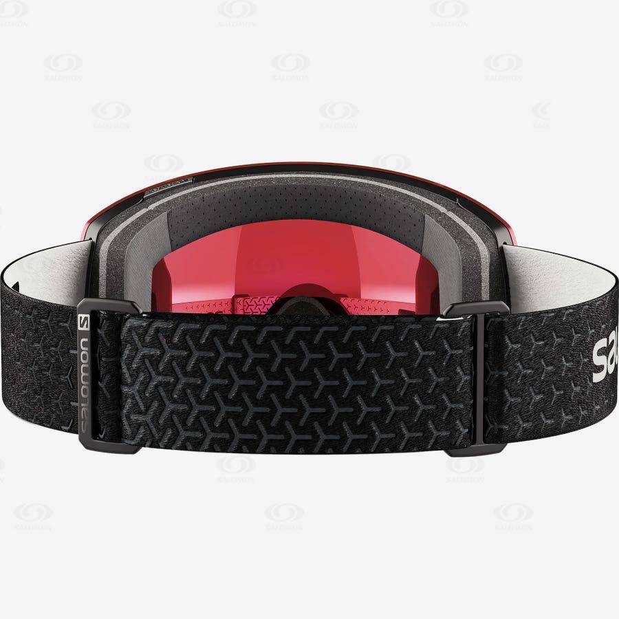 Salomon RADIUM PRO SIGMA Women's Goggles Black / White | AU-N1078