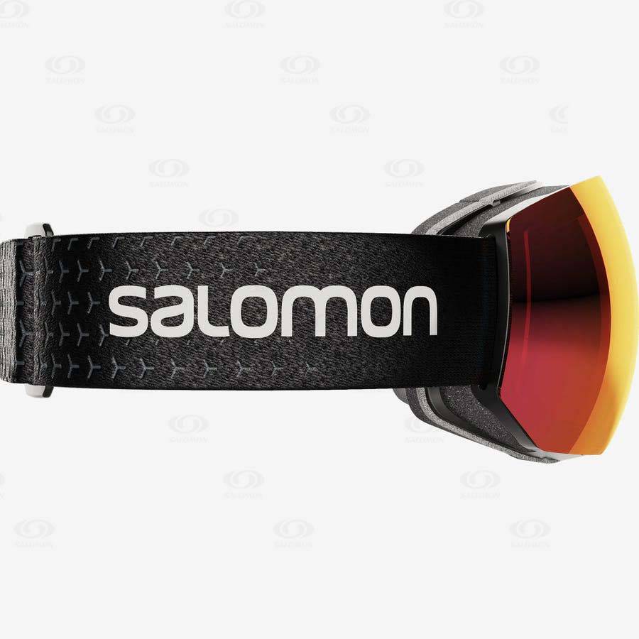 Salomon RADIUM PRO SIGMA Women's Goggles Black / White | AU-N1078