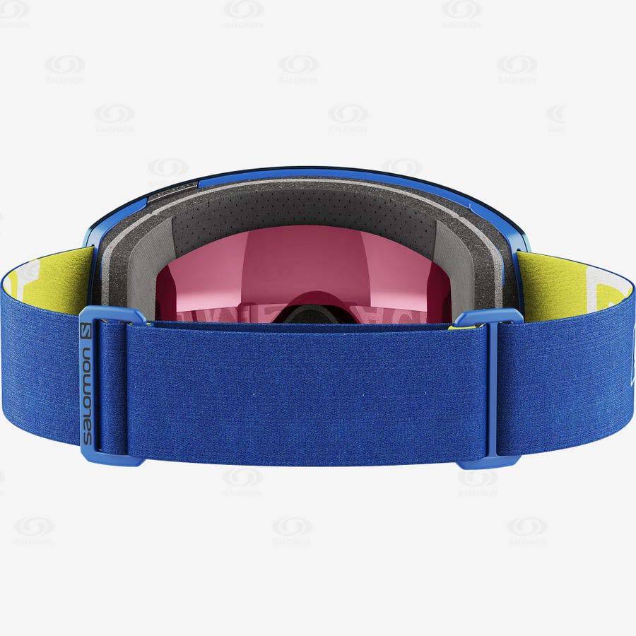 Salomon RADIUM PRO SIGMA Women's Goggles Blue | AU-O1537