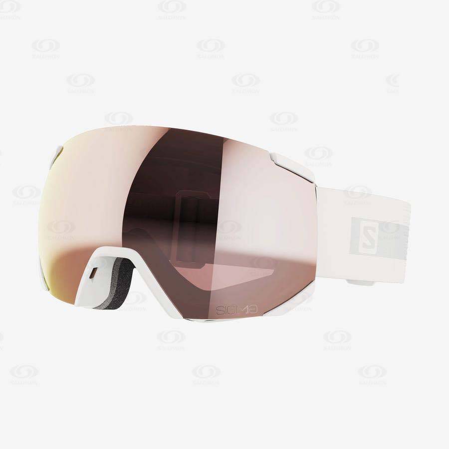 Salomon RADIUM SIGMA Women\'s Goggles White | AU-S1415