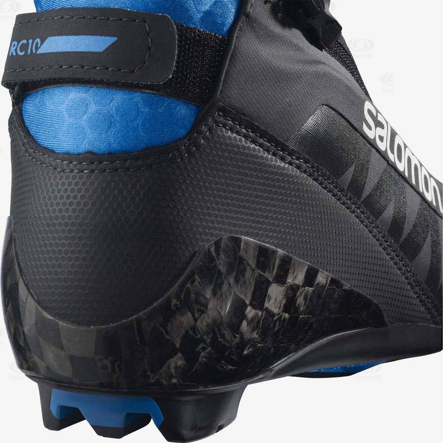 Salomon RC10 CARBON NOCTURNE PROLINK Men's Ski Boots Black | AU-N2387