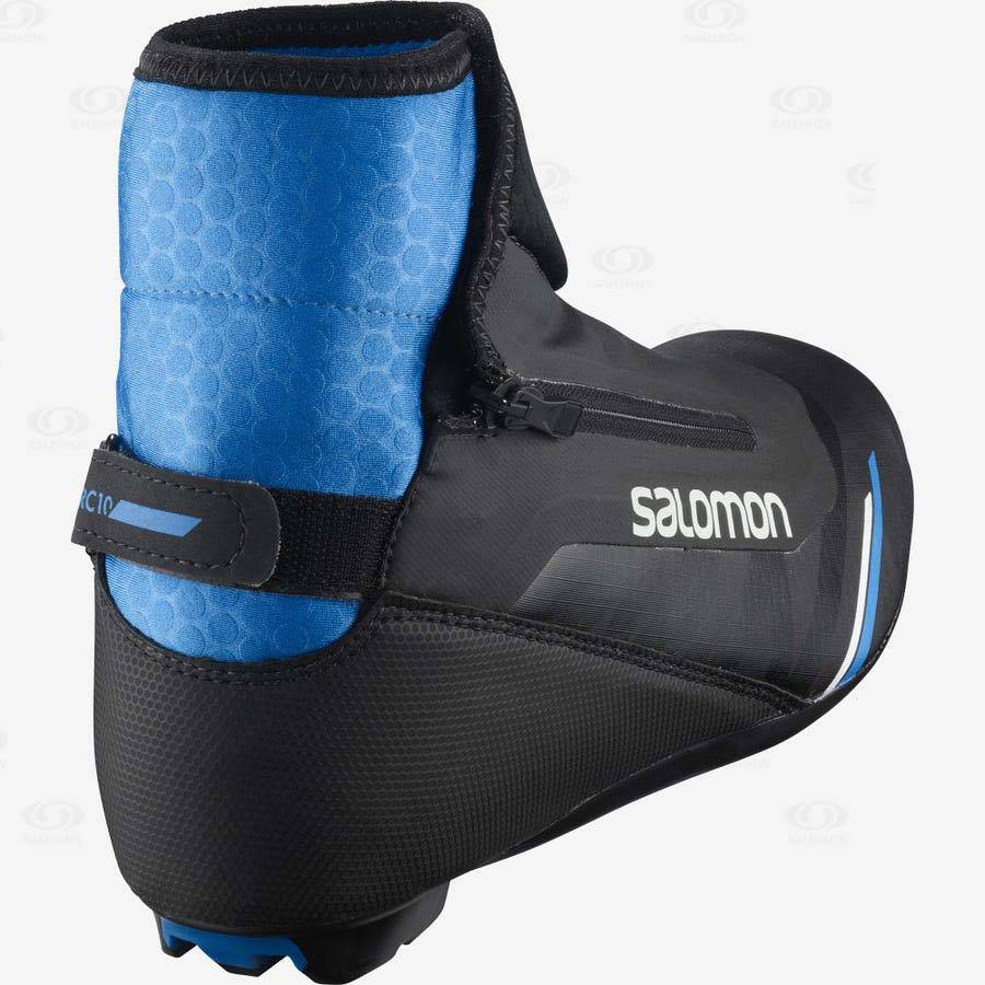 Salomon RC10 PROLINK Women's Ski Boots Black / Blue | AU-A1577