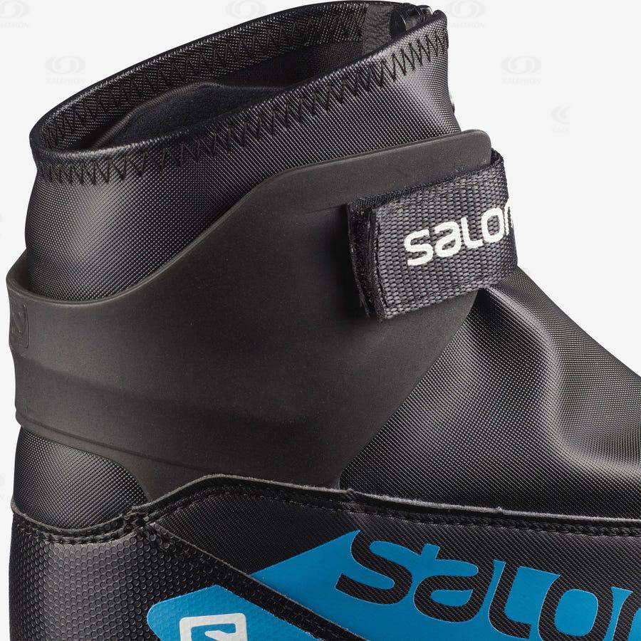 Salomon R/COMBI JUNIOR PROLINK Kids' Ski Boots Black / Blue | AU-S2521