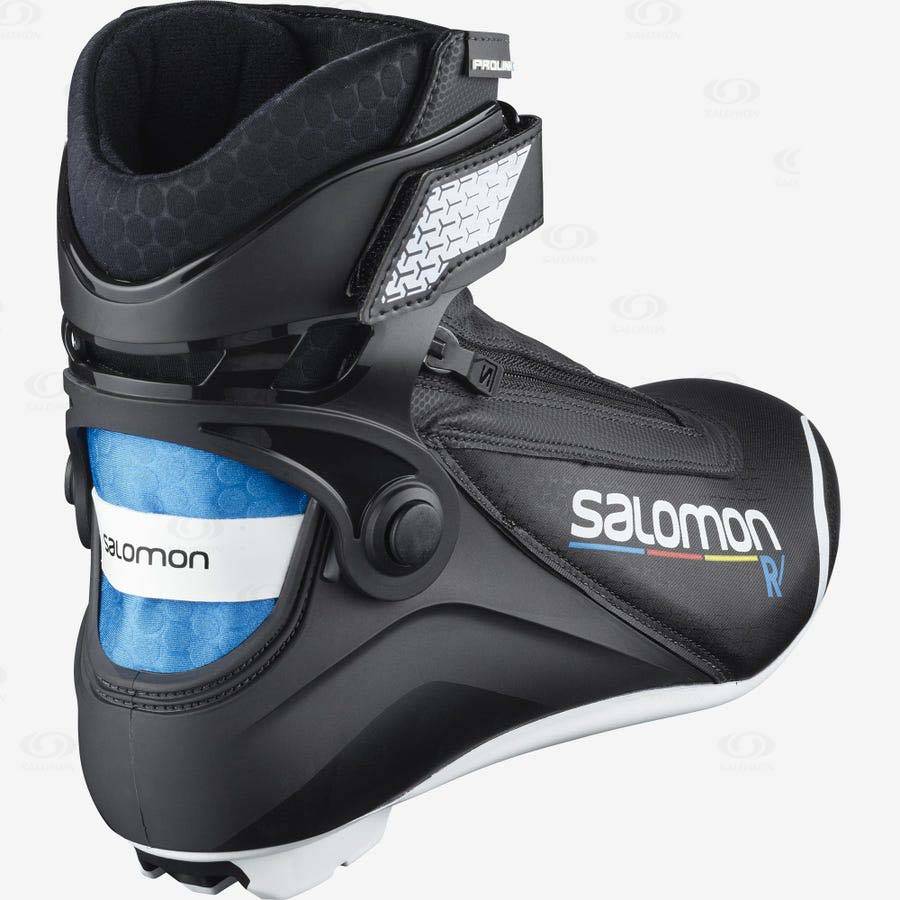 Salomon R/PROLINK Women's Ski Boots Black / Blue | AU-N1484