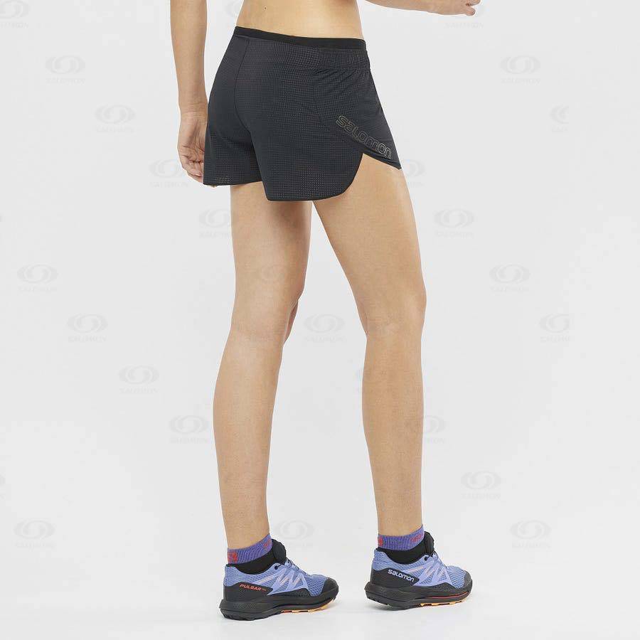 Salomon SENSE AERO 3'' Women's Shorts Black | AU-O1432