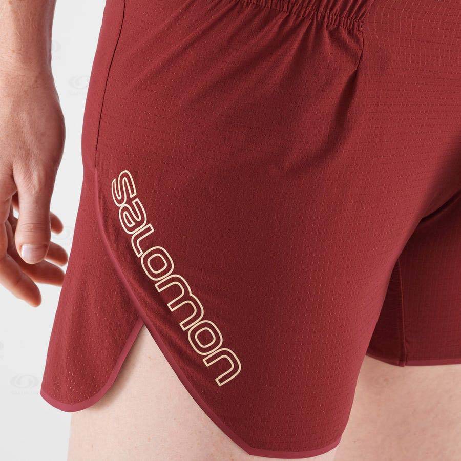 Salomon SENSE AERO 5'' Women's Shorts Red | AU-A1766