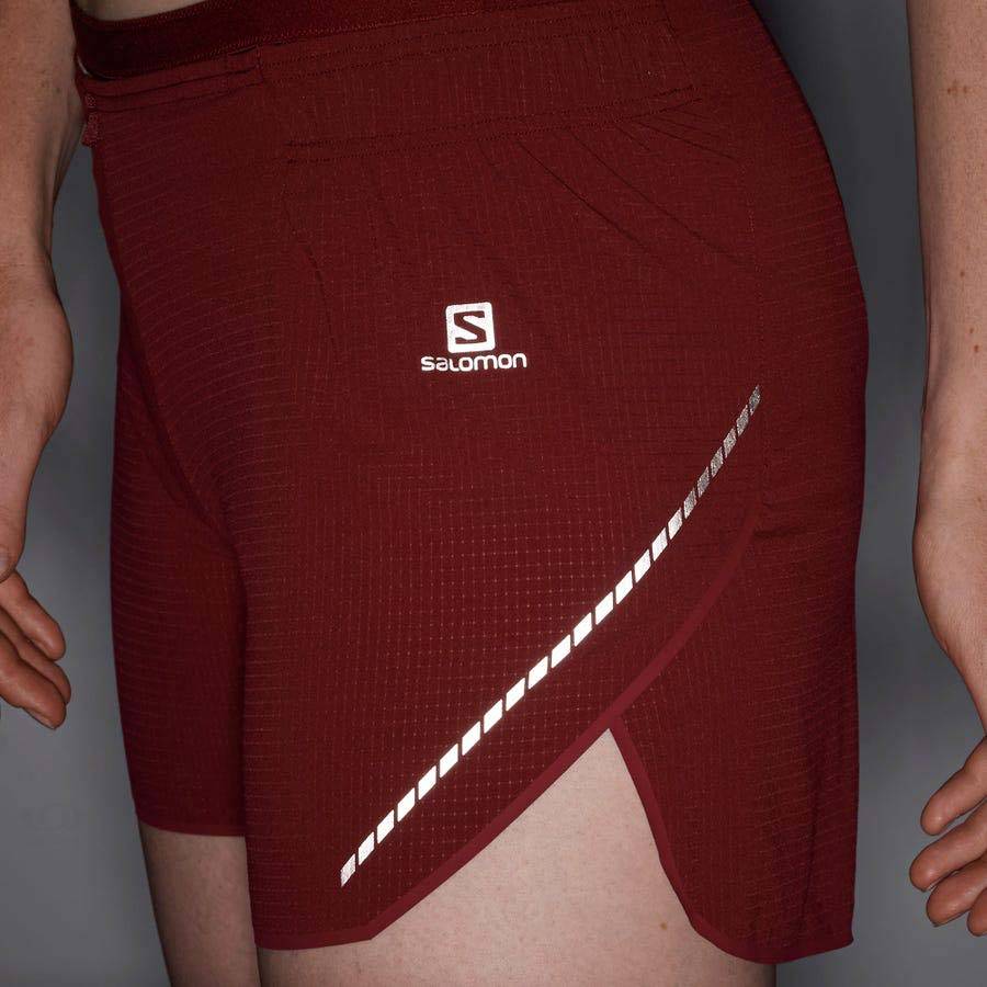 Salomon SENSE AERO 5'' Women's Shorts Red | AU-A1766