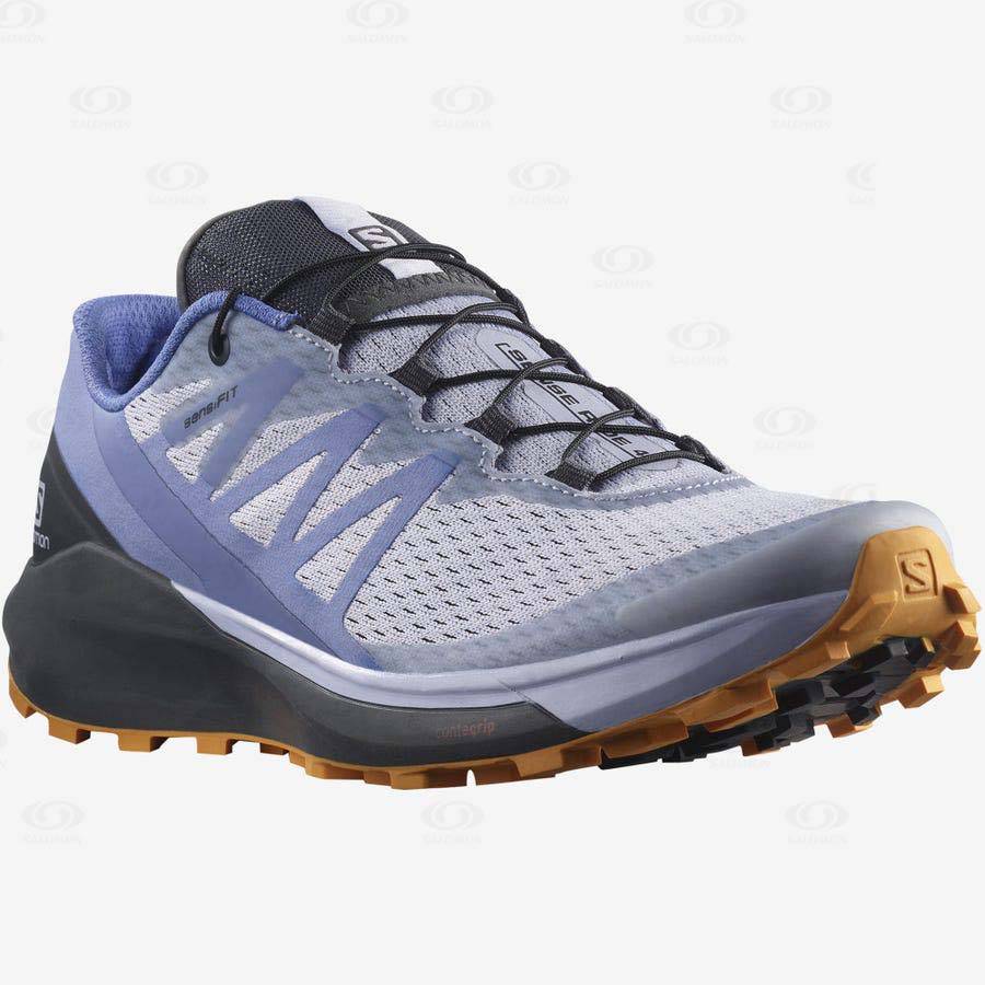 Salomon SENSE RIDE 4 Women's Trail Running Shoes Blue | AU-A2284