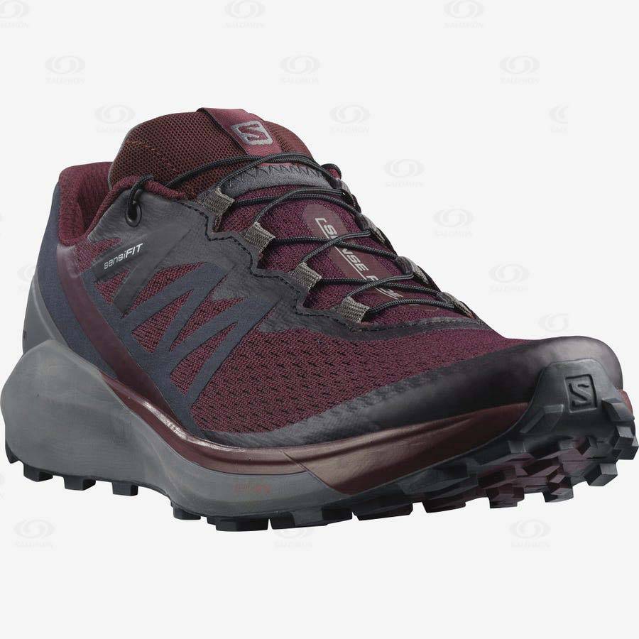 Salomon SENSE RIDE 4 Women's Trail Running Shoes Purple | AU-L2271