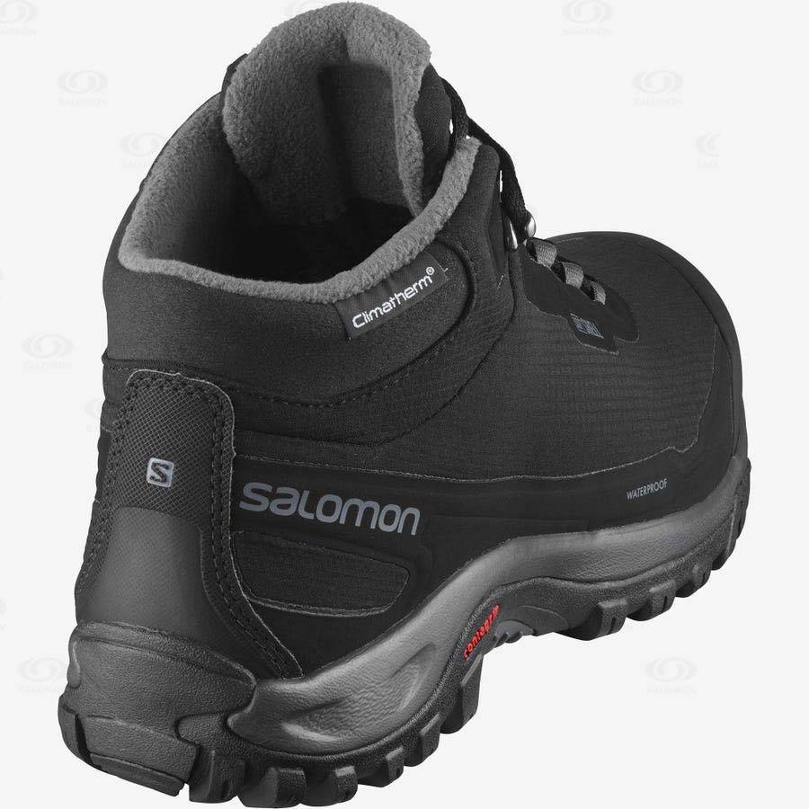 Salomon SHELTER CLIMASALOMON™ Men's Waterproof Boots Black | AU-O1875