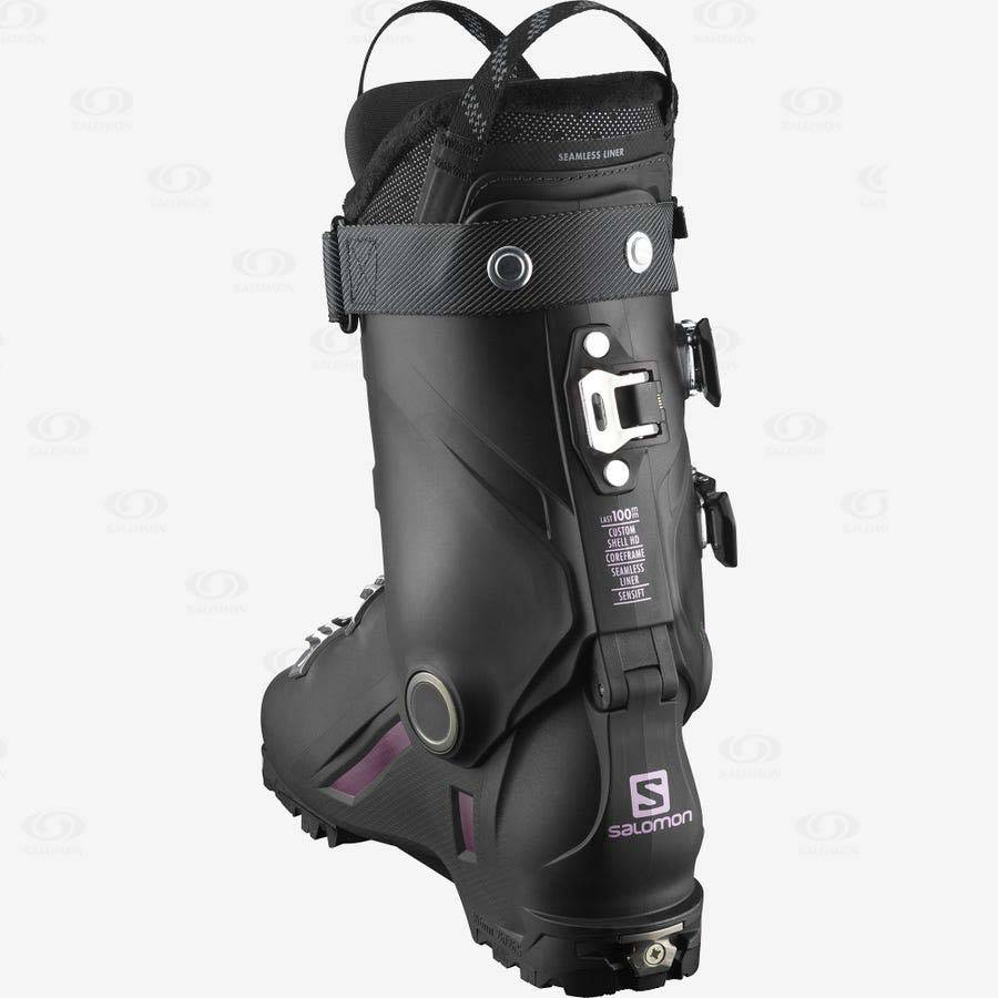 Salomon SHIFT PRO 90 AT Women's Ski Boots Black | AU-L1956