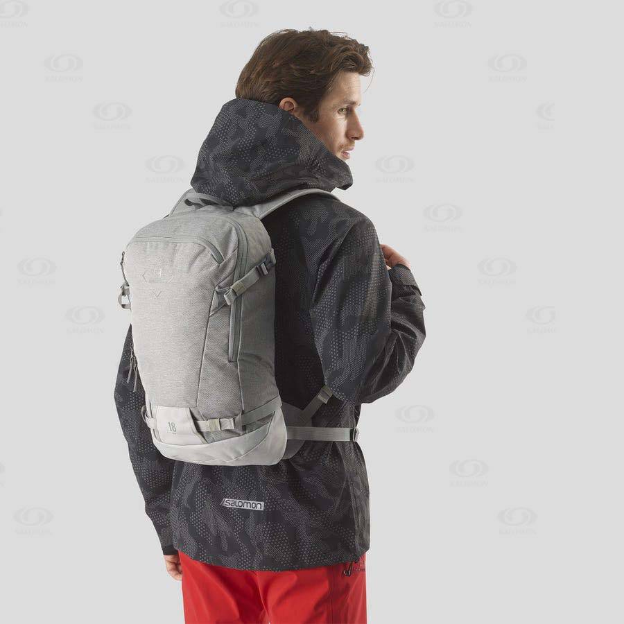 Salomon SIDE 18 Men's Backpacks Silver | AU-N1862