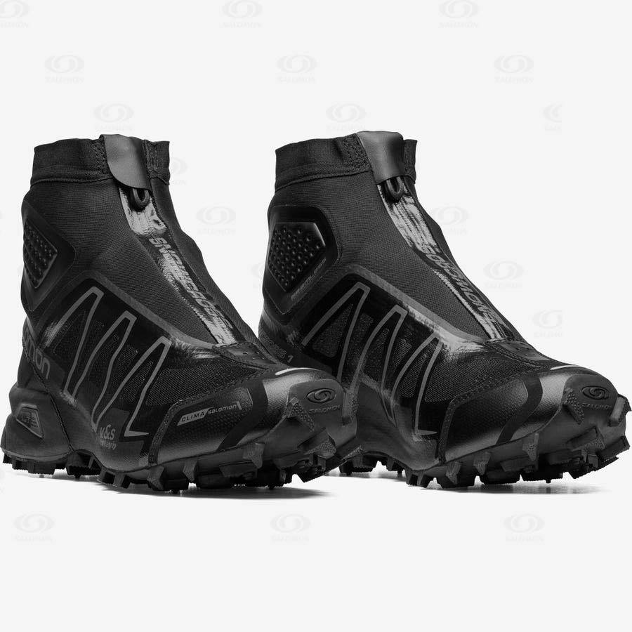 Salomon SNOWCROSS ADVANCED Women's Waterproof Shoes Black | AU-A1787