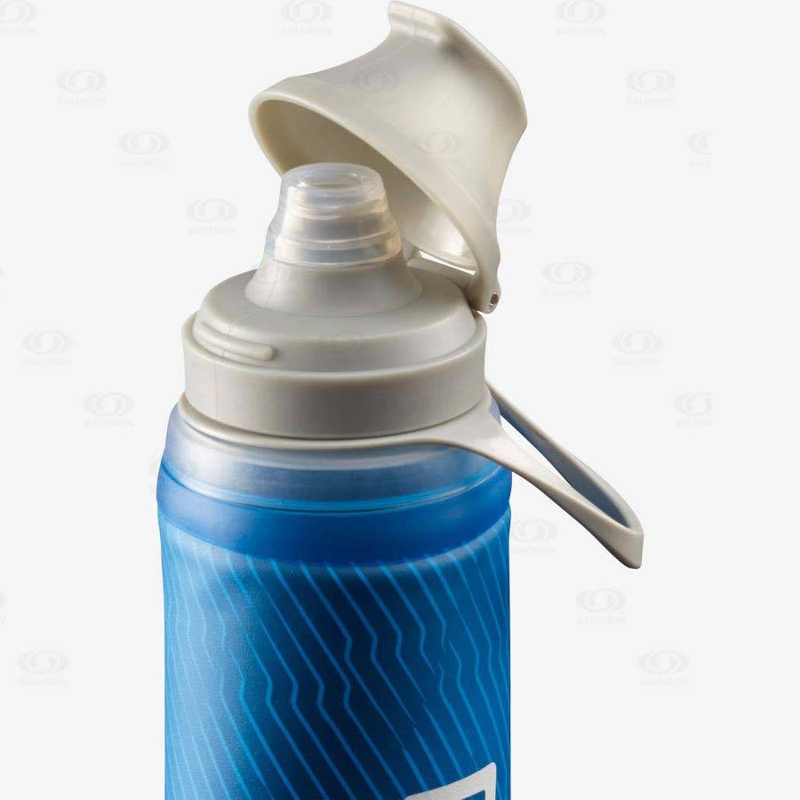 Salomon SOFT FLASK 400ml/13oz INSULATED 42 Women's Hydration Packs Blue | AU-L1088