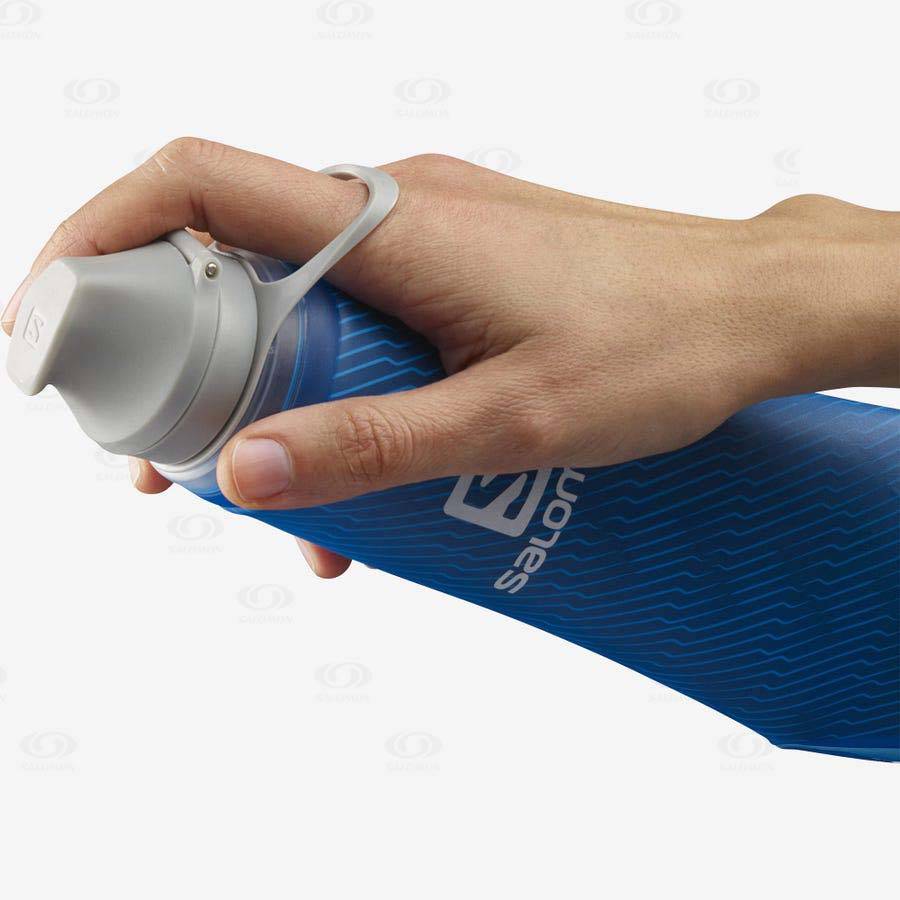 Salomon SOFT FLASK 400ml/13oz INSULATED 42 Women's Hydration Packs Blue | AU-L1088