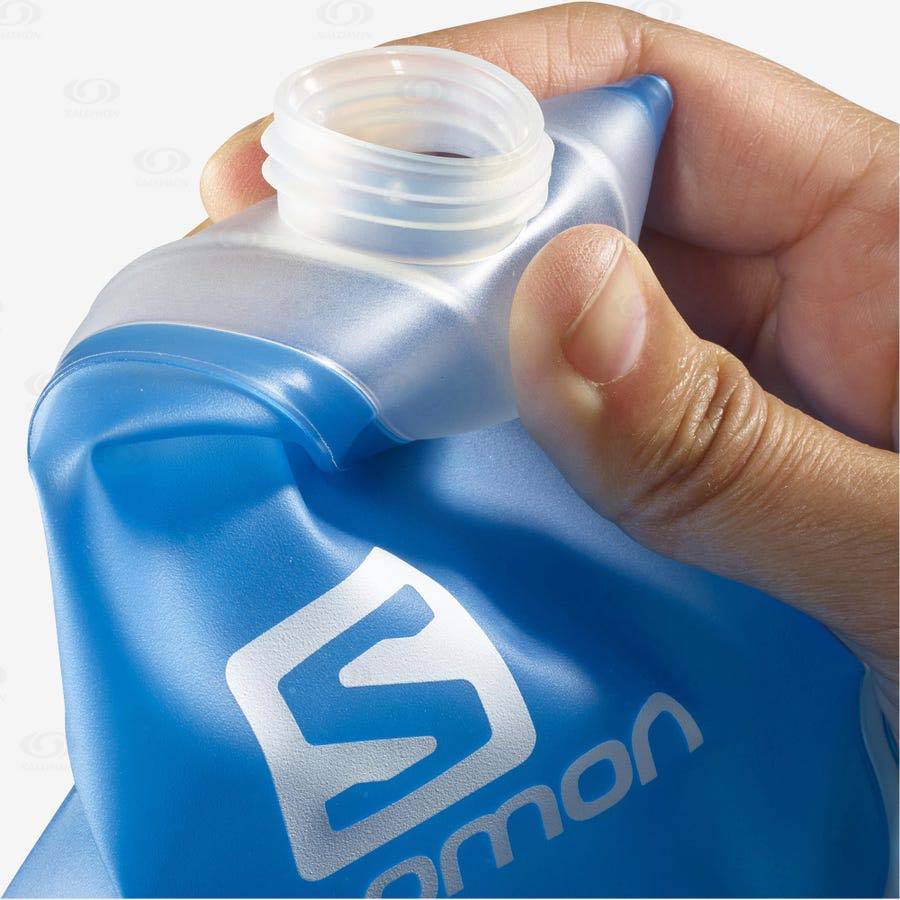 Salomon SOFT FLASK 500ml/17oz STRAW 28 Women's Hydration Packs Blue | AU-wN1617