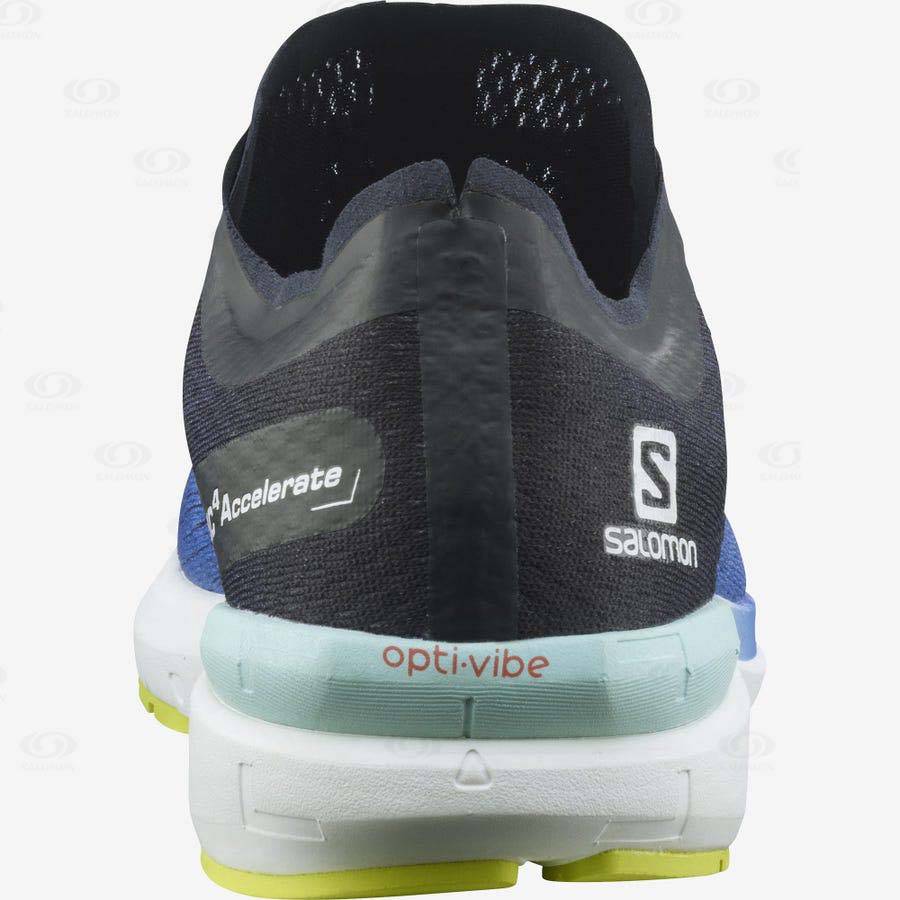 Salomon SONIC 4 Accelerate Men's Running Shoes Blue / White | AU-O2328