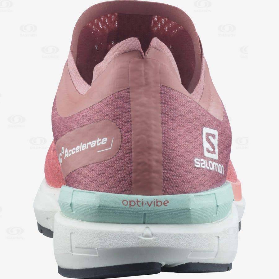 Salomon SONIC 4 Accelerate Women's Running Shoes Pink | AU-L2432