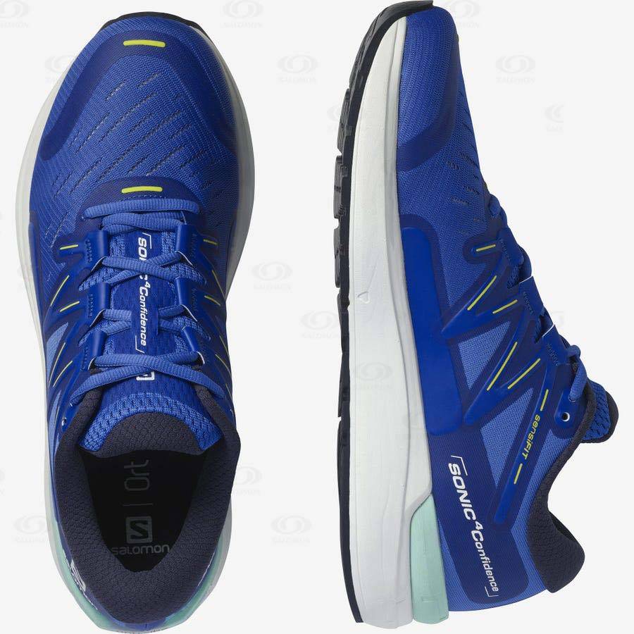 Salomon SONIC 4 Confidence Men's Running Shoes Blue | AU-wA1325