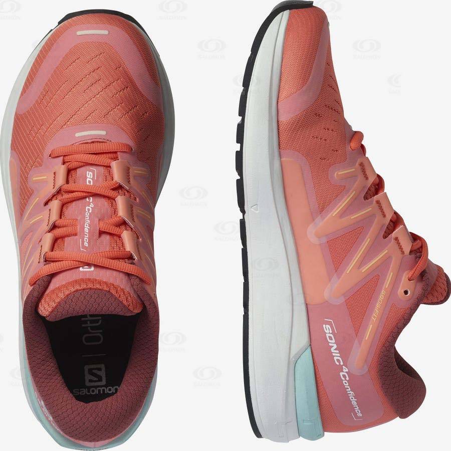 Salomon SONIC 4 Confidence Women's Running Shoes Pink | AU-L1452