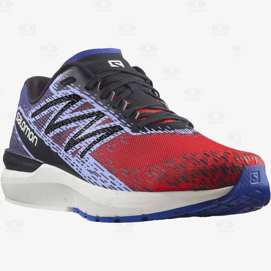 Salomon SONIC 5 BALANCE Men's Running Shoes Red / Blue | AU-O1488