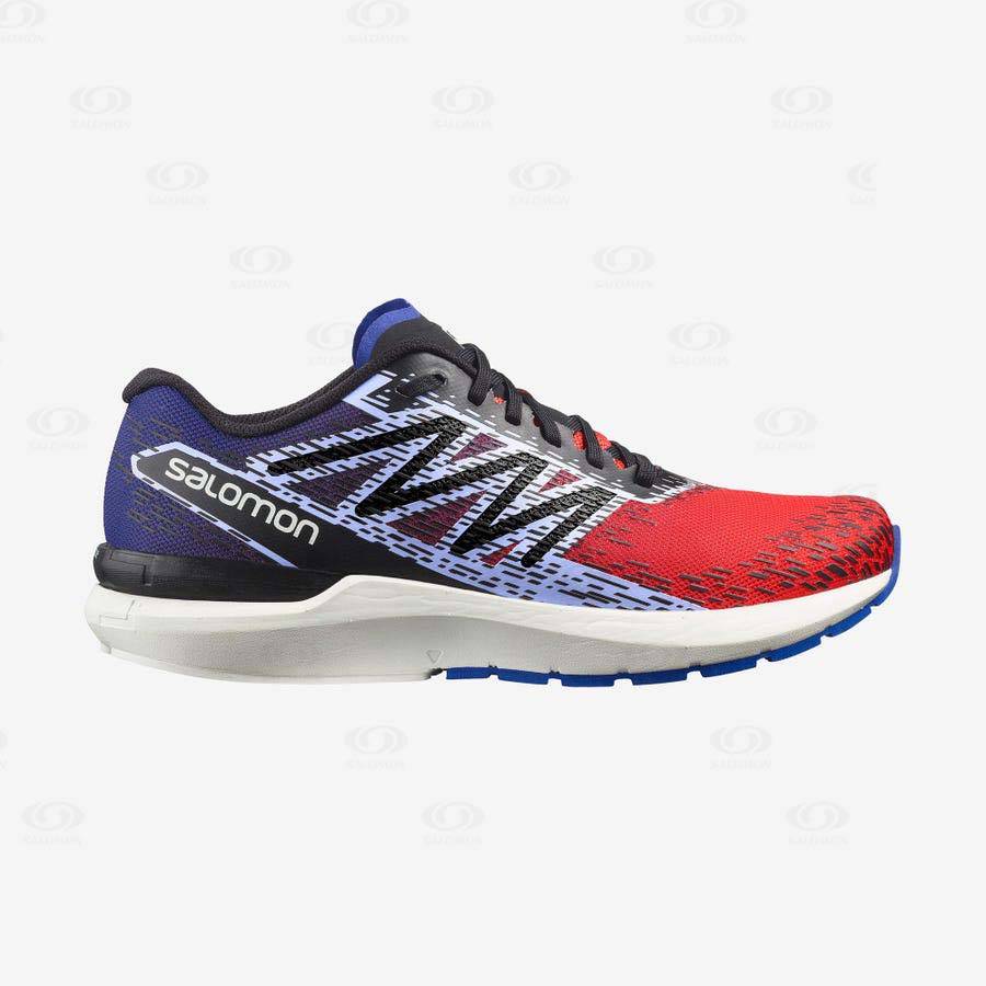 Salomon SONIC 5 BALANCE Men\'s Running Shoes Red / Blue | AU-O1488