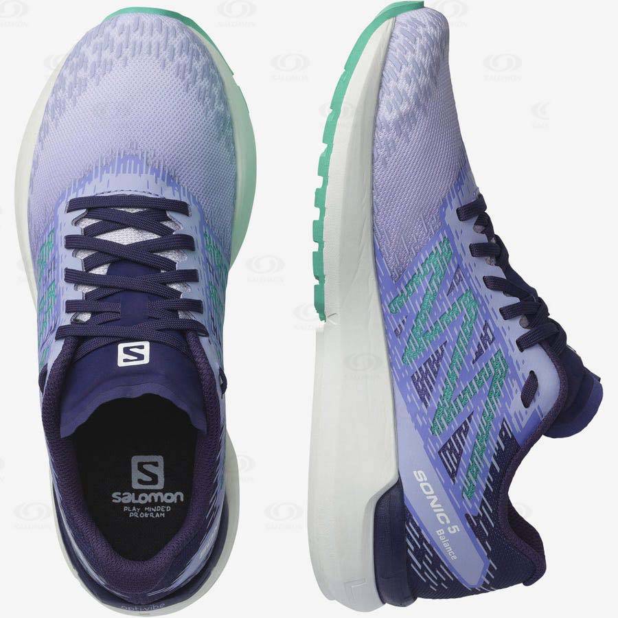 Salomon SONIC 5 BALANCE Women's Running Shoes Purple | AU-O1306