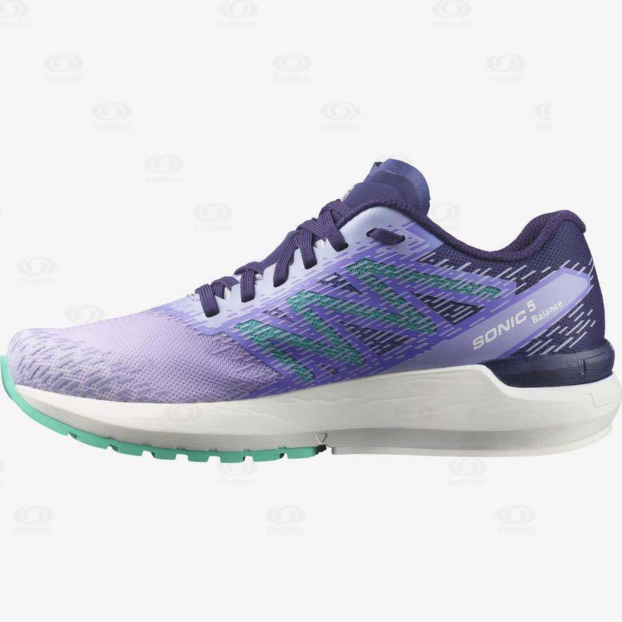 Salomon SONIC 5 BALANCE Women's Running Shoes Purple | AU-O1306