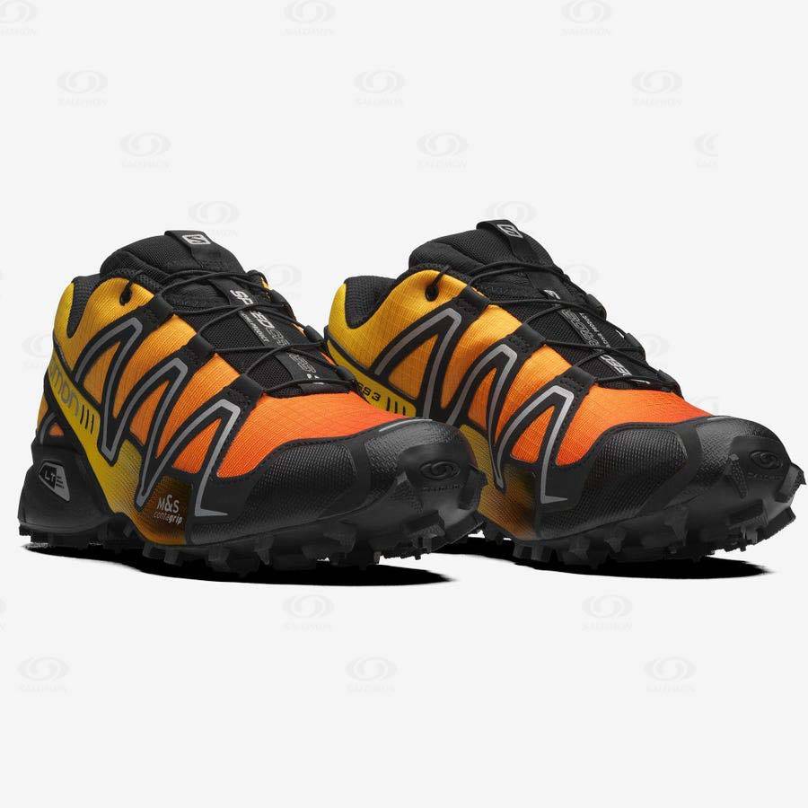 Salomon SPEEDCROSS 3 GRADIENT Men's Sneakers Yellow | AU-O1735