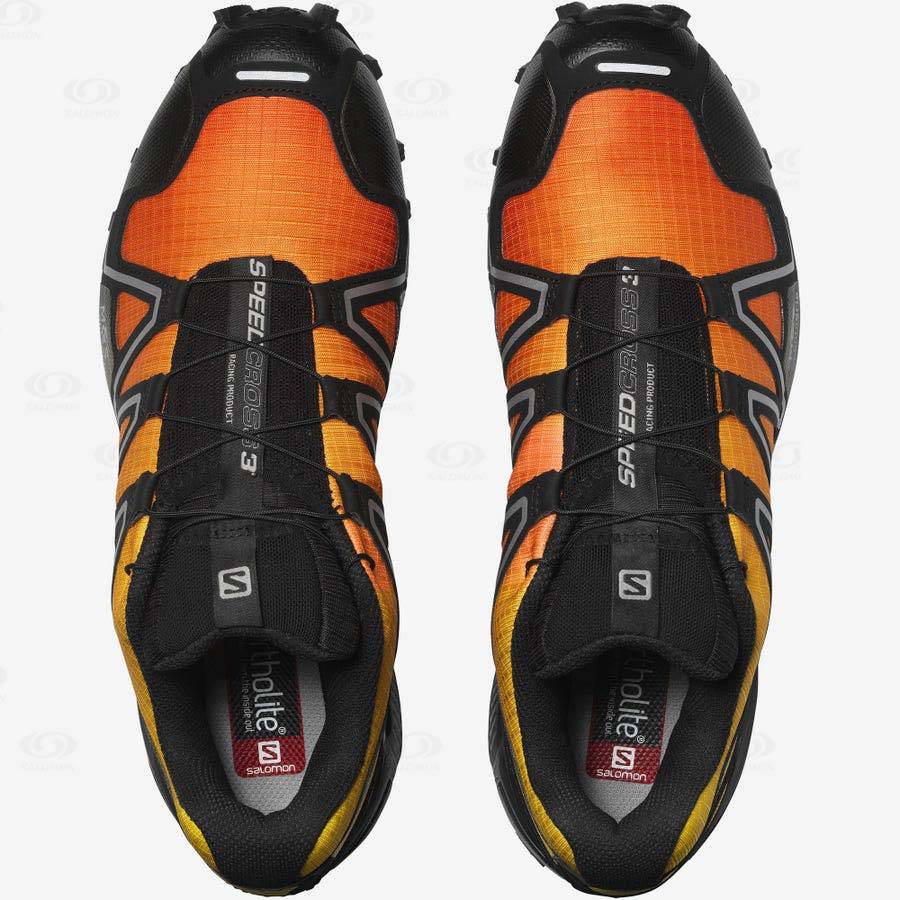 Salomon SPEEDCROSS 3 GRADIENT Men's Sneakers Yellow | AU-O1735