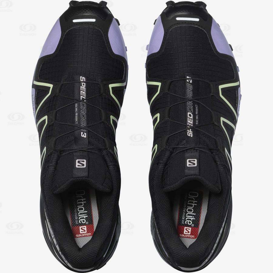 Salomon SPEEDCROSS 3 Women's Sneakers Black / Purple | AU-N1729