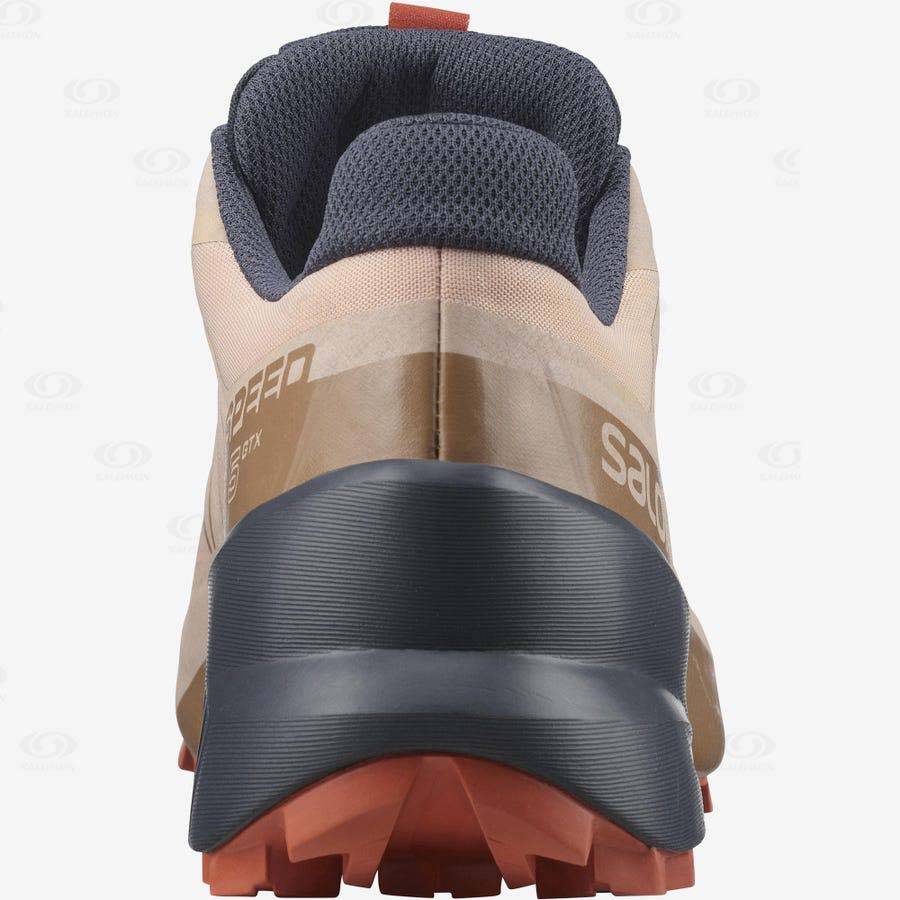 Salomon SPEEDCROSS 5 GORE-TEX Women's Waterproof Shoes Brown | AU-O1308