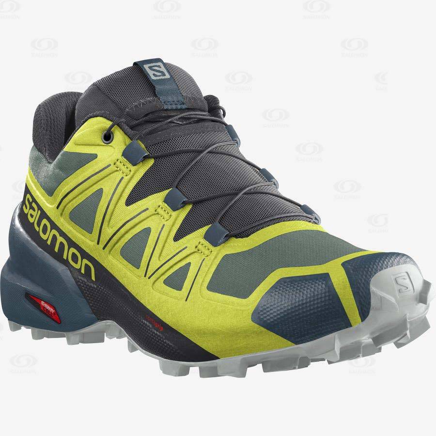 Salomon SPEEDCROSS 5 Men's Trail Running Shoes Yellow / Black | AU-O1684