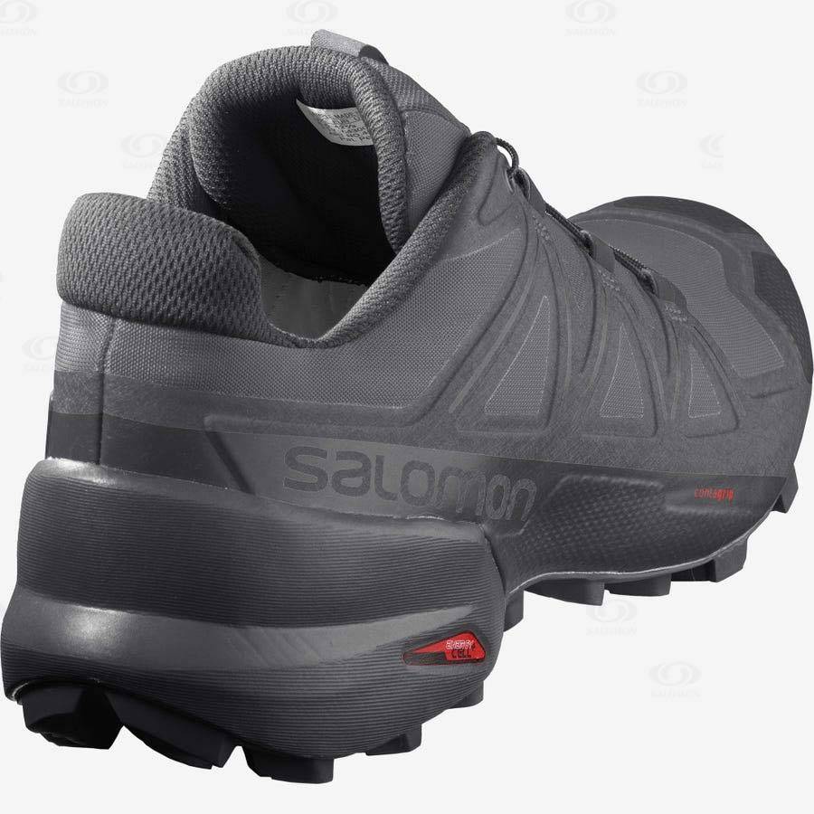 Salomon SPEEDCROSS 5 Men's Trail Running Shoes Silver | AU-W1510