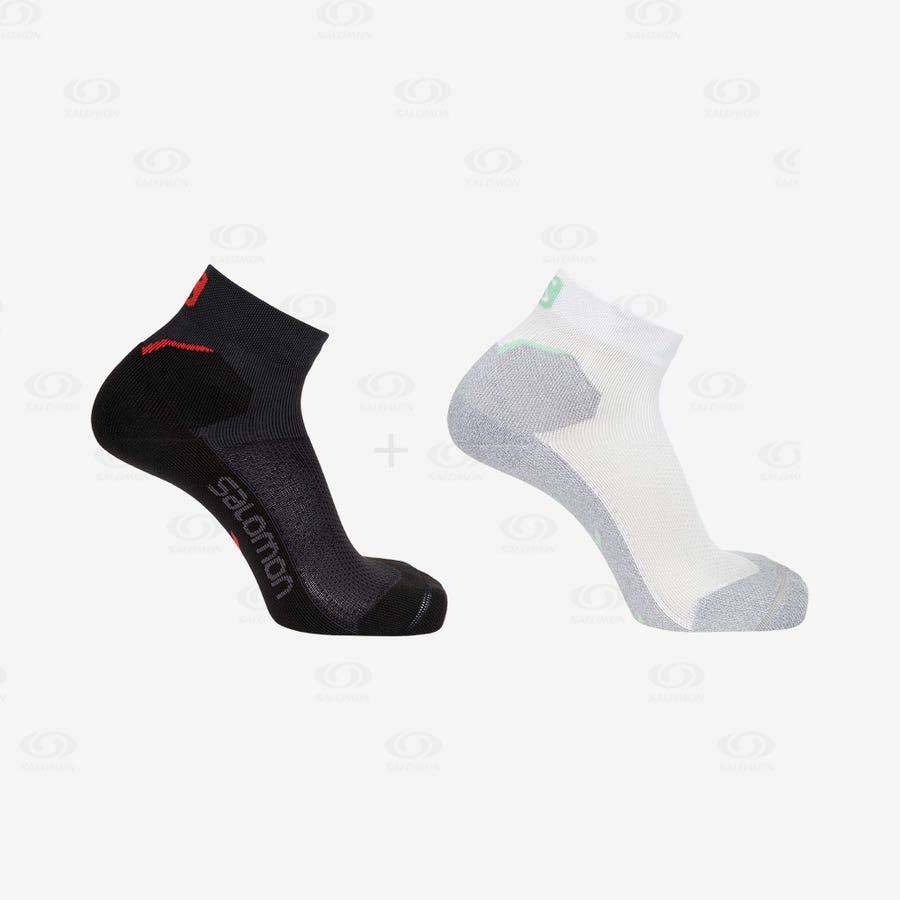 Salomon SPEEDCROSS ANKLE 2-PACK Women's Socks White | AU-M2161